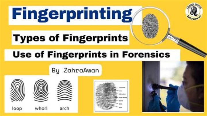 How do you take good fingerprints?