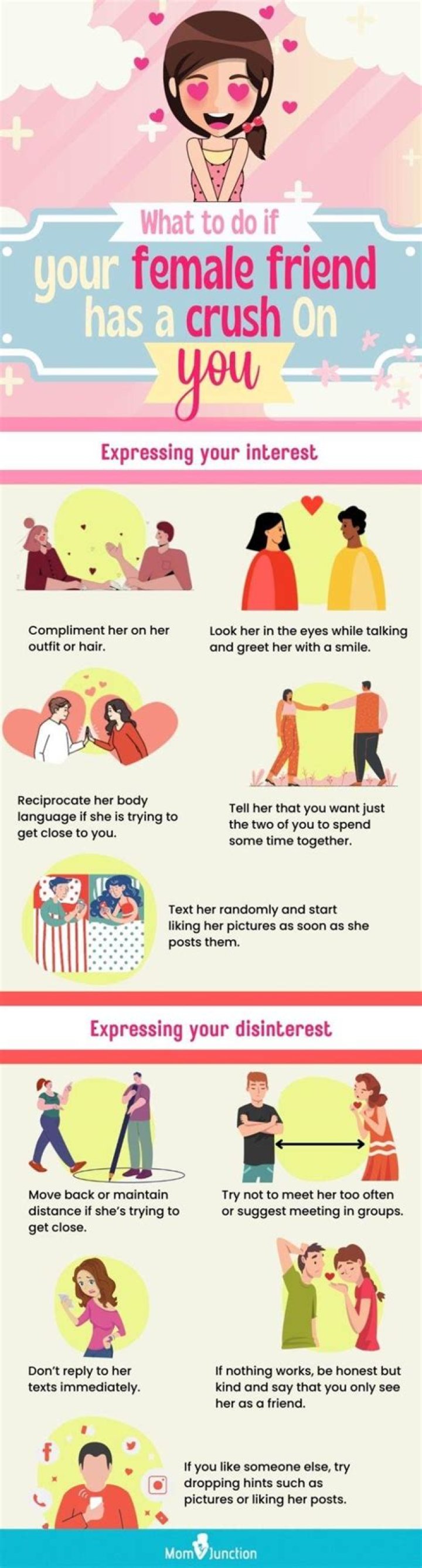 How do you tell a girl who likes you that you just want to be friends?