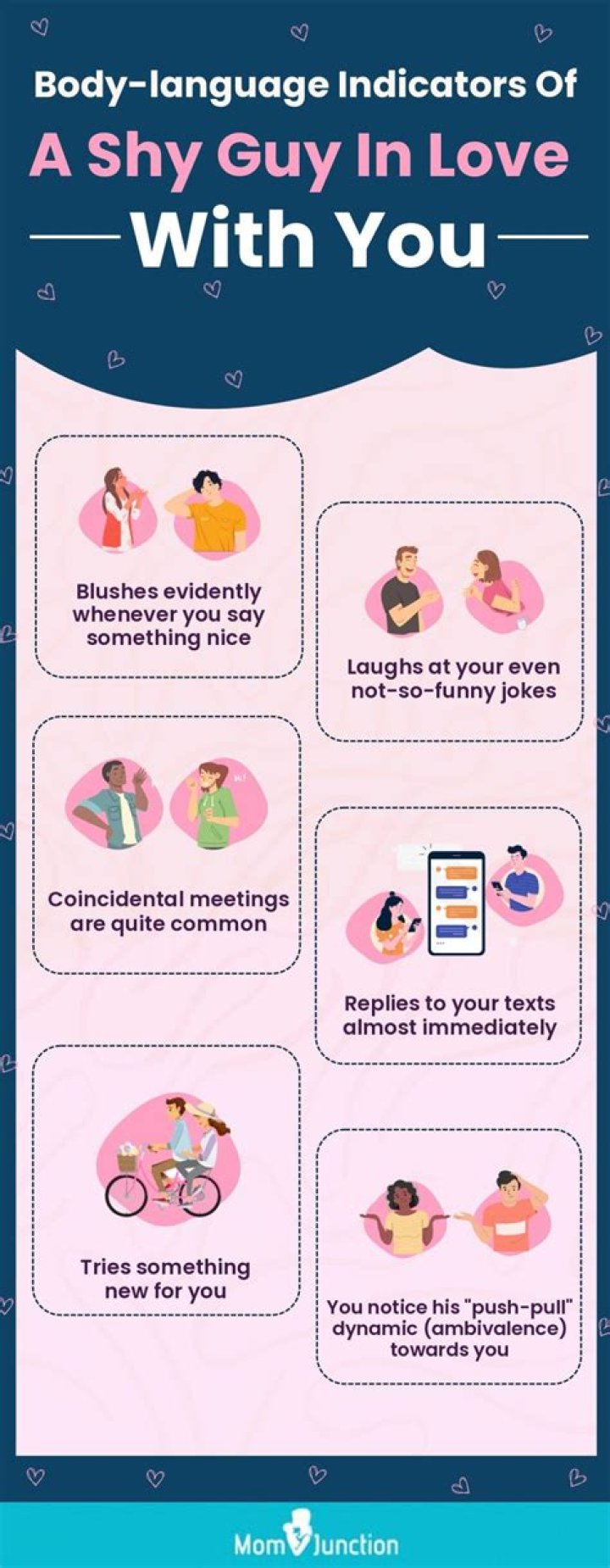 How do you tell if a guy likes you by his hug?