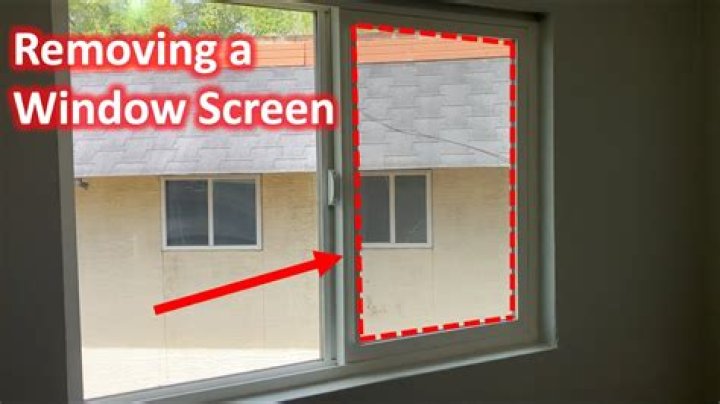 How do you Unmirror a window screen?