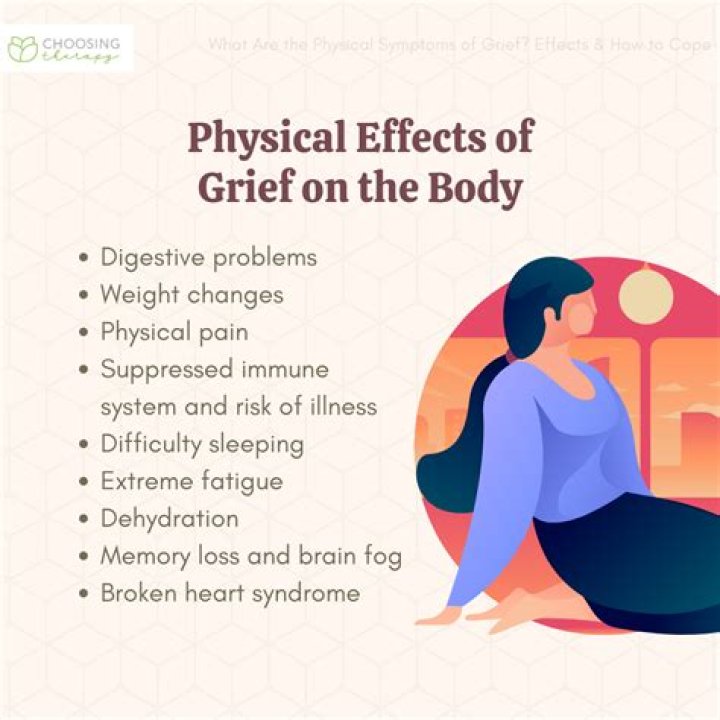 How does grief affect the body?