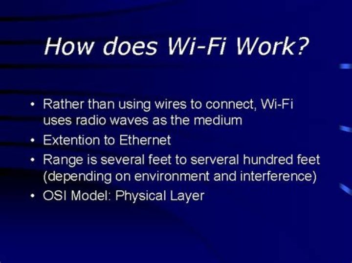 How does Wi-Fi work?