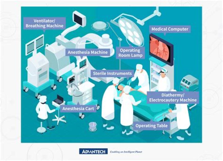 How is an operating room cleaned?