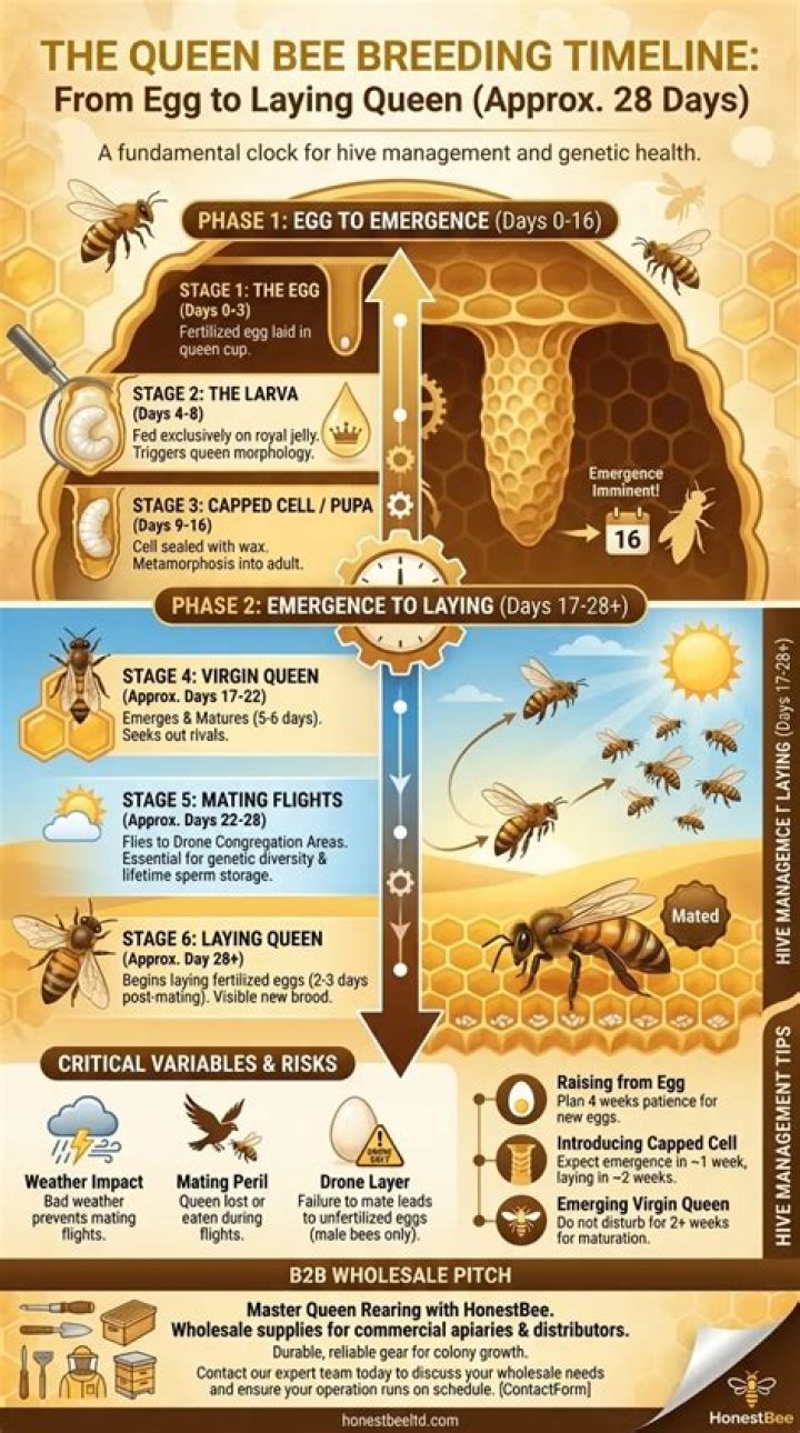 How long can a hive survive Queenless?