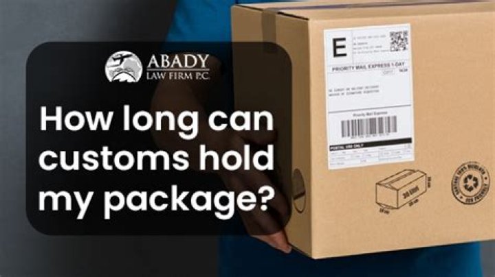 How long can customs hold my package in Germany?