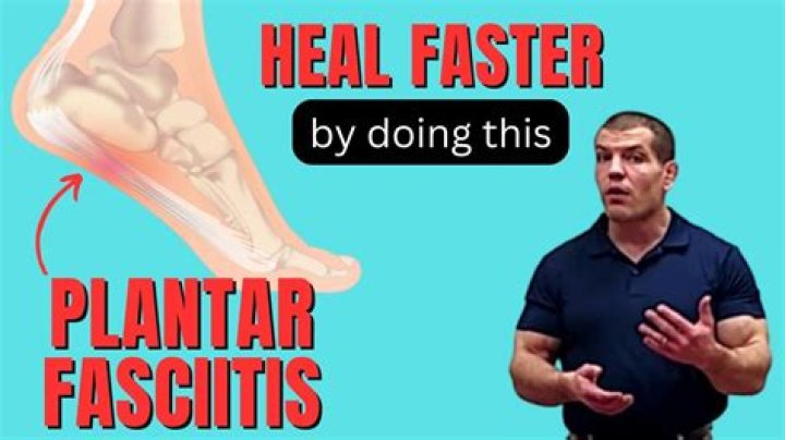 How long does a torn plantar fascia take to heal?