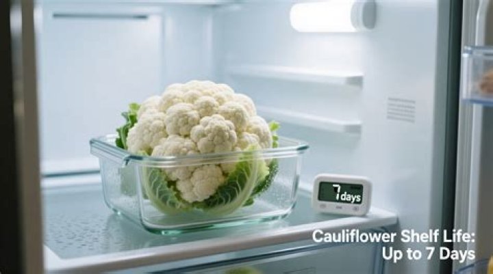 How long does cut cauliflower last in the fridge?