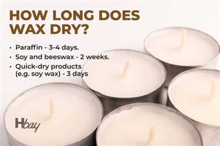 How long does Paste wax take to dry?