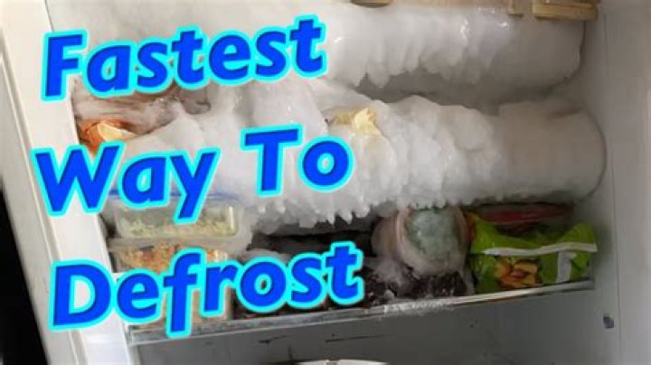 How long should I leave my fridge unplugged to defrost?