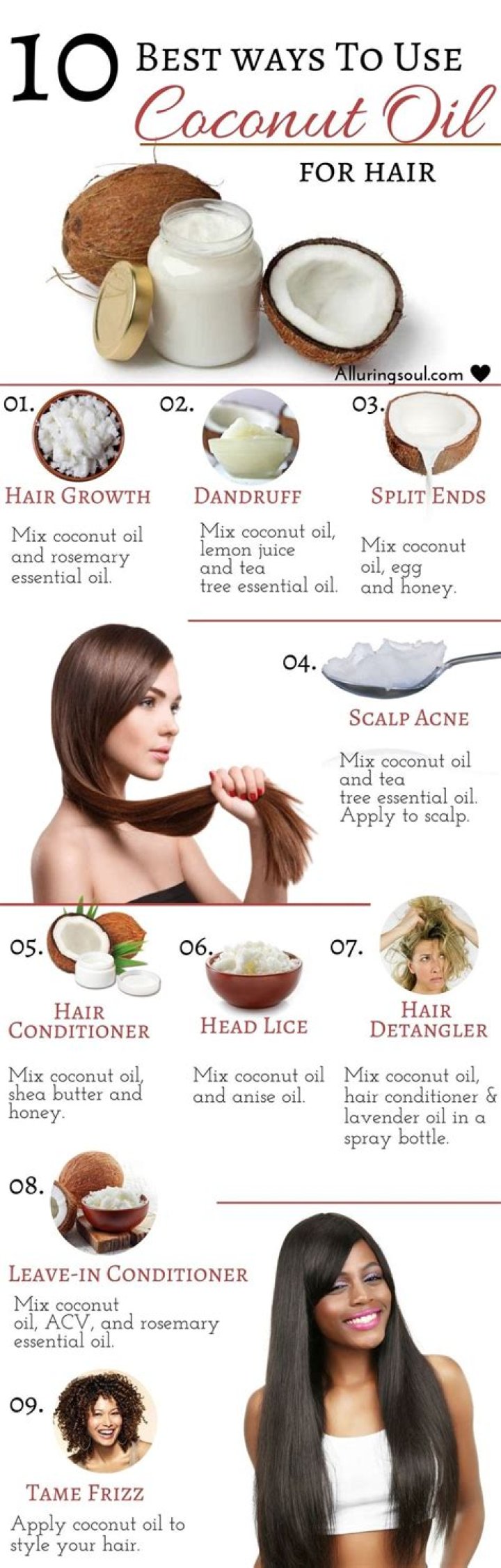 How long should you leave coconut oil in hair?