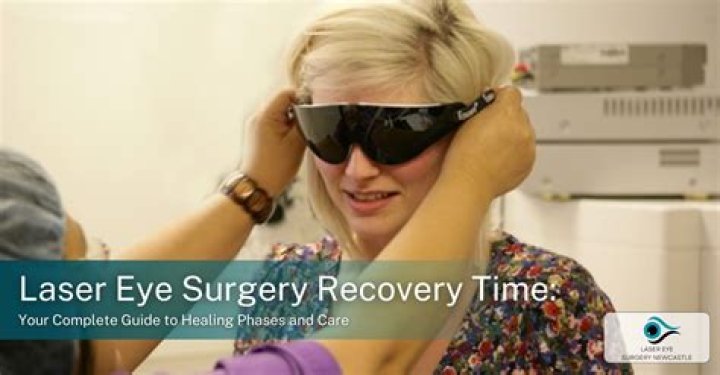 How many days rest is required after laser eye surgery?
