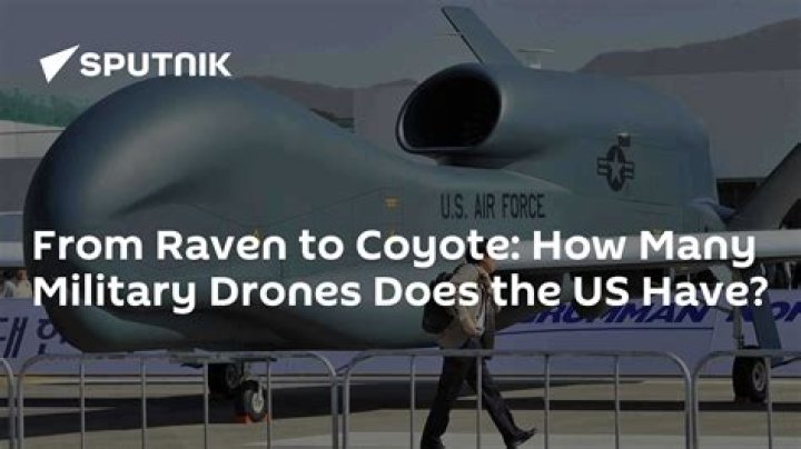 How many military drones does US have?