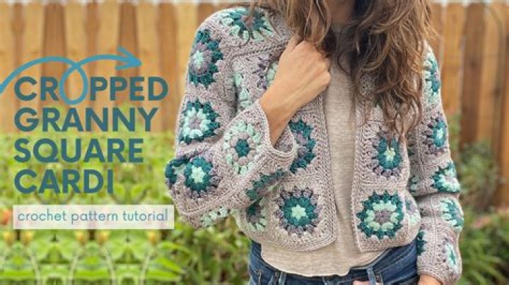 How many squares do you need for a crochet cardigan?