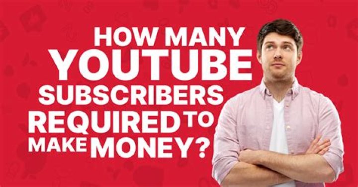 How many subscribers do you need to get money from YouTube?