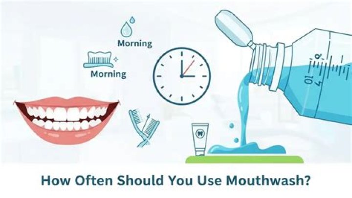 How many times a day should I use mouthwash with braces?