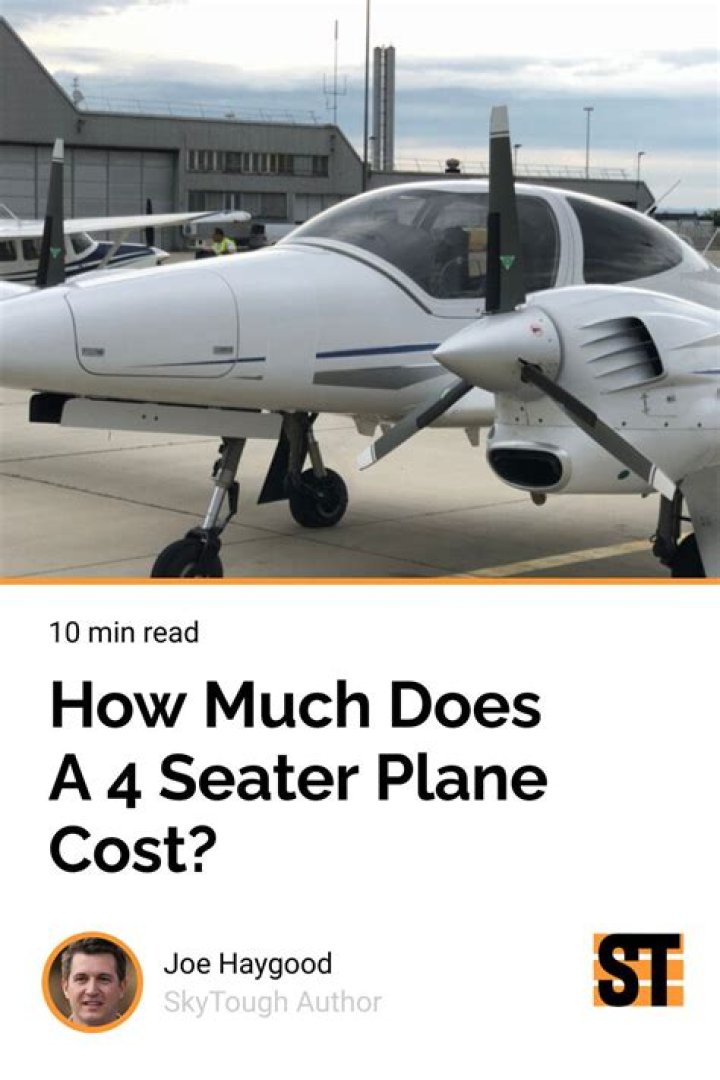 How much does a 4 seater plane cost?