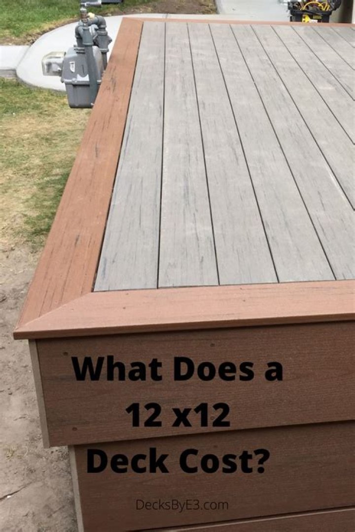 How much does it cost to paint a 12x12 deck?