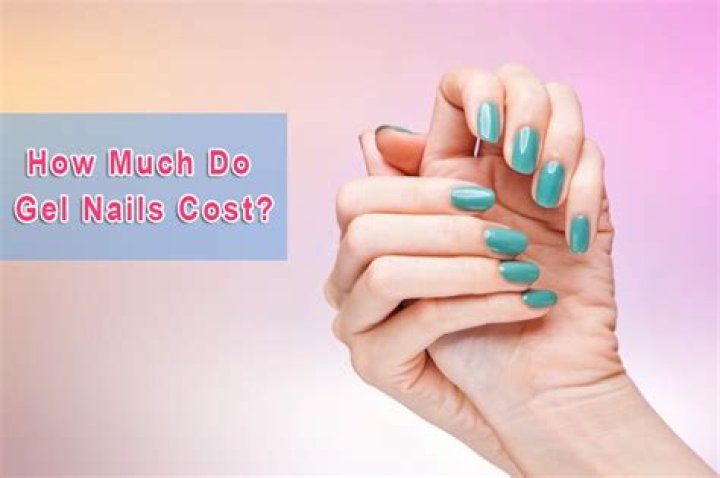 How much gel nails cost in India?