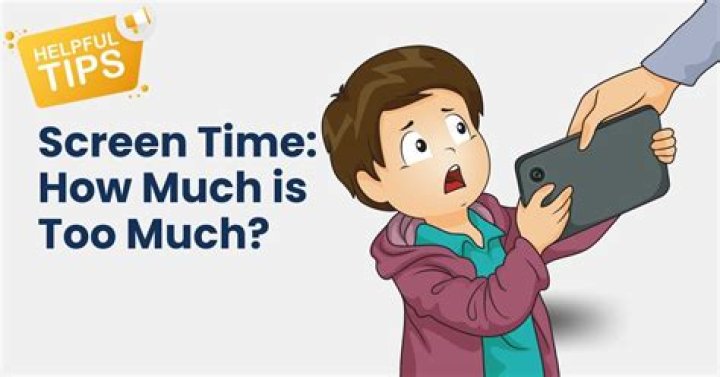 How much screen time should a toddler have?