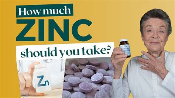 How much zinc should I take for hair growth?