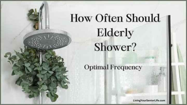 How often should a man shower?