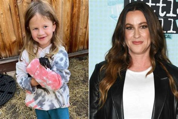 How old was Alanis Morissette when she had her 3rd child?