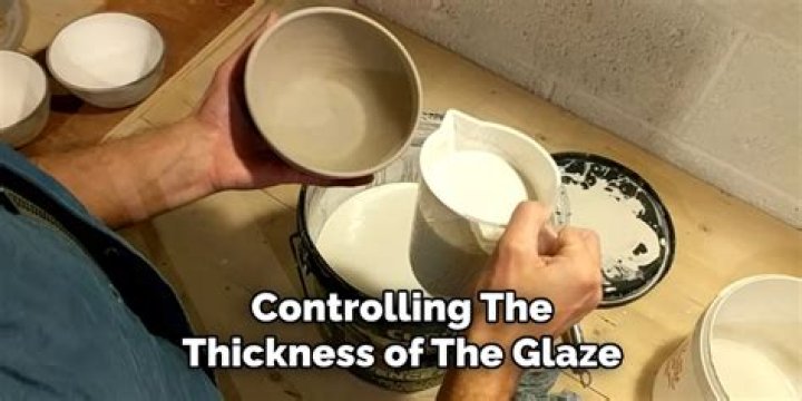 How thick should glaze be applied?