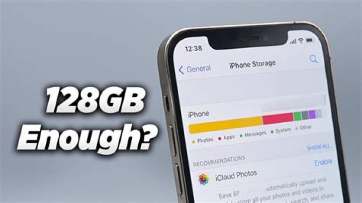 Is 128GB iPhone enough?