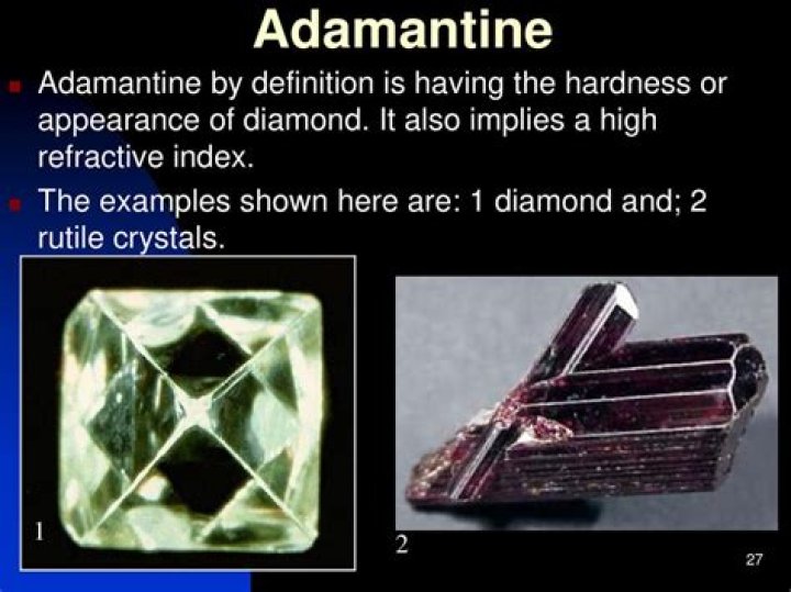 Is adamantine a diamond?
