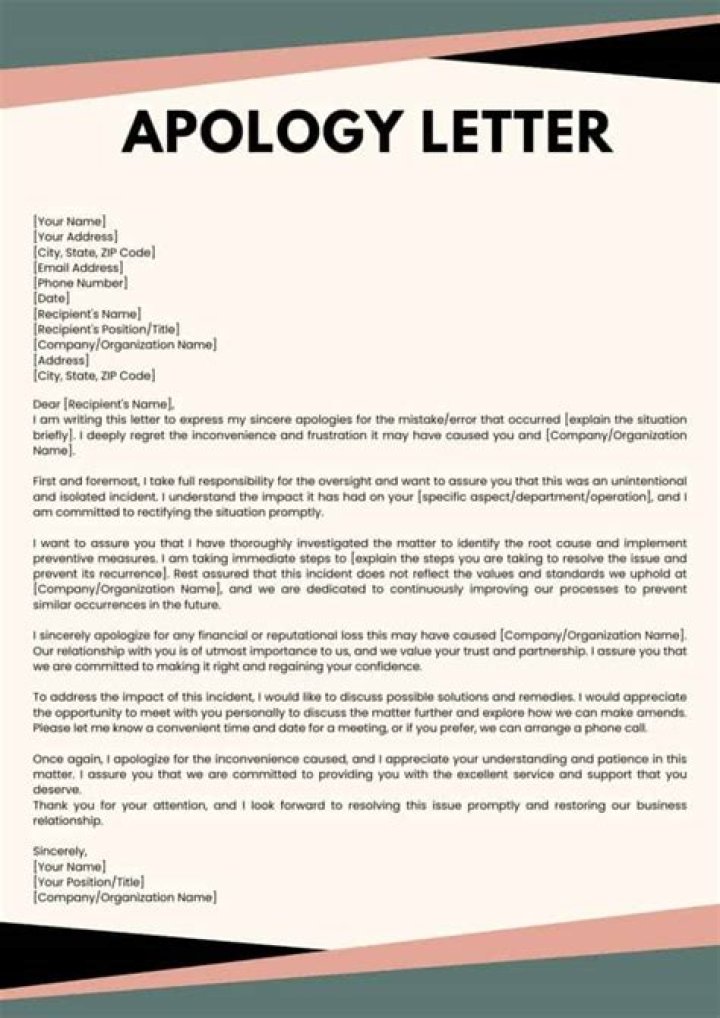 Is an apology by text OK?