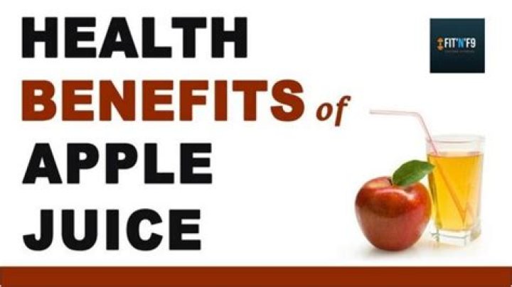 Is apple juice healthy for you?