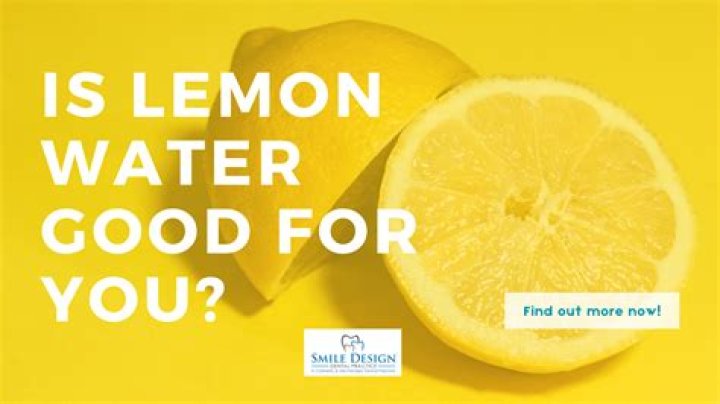 Is boiled lemon water good for you?