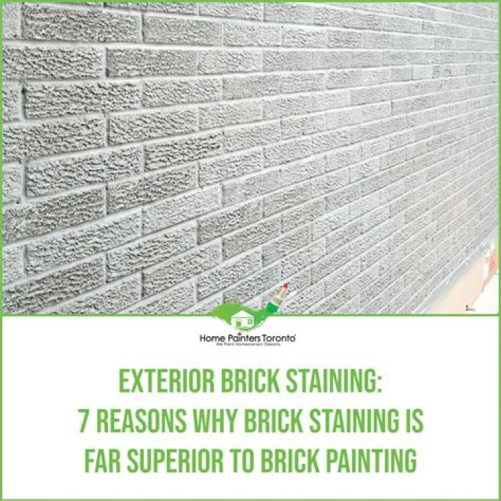 Is brick staining permanent?