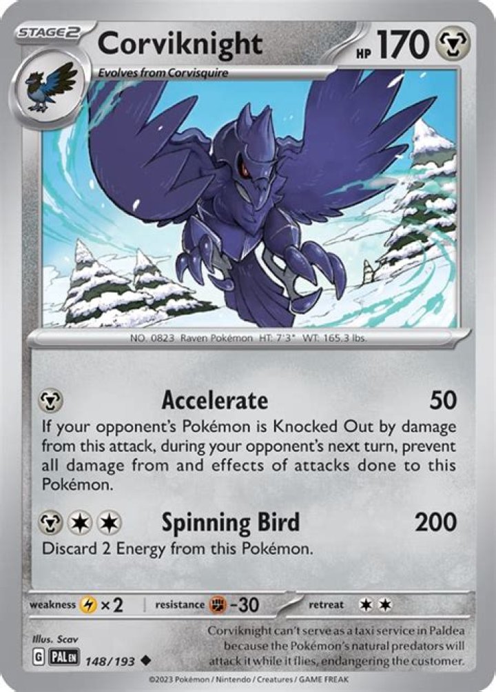 Is Corviknight a legendary?