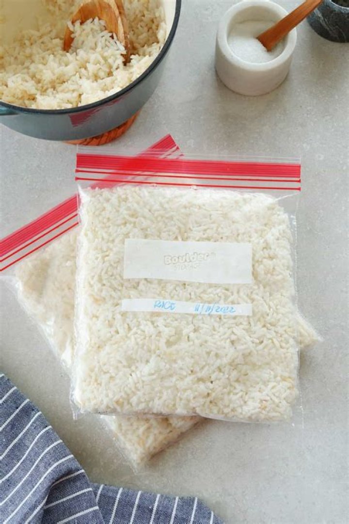 Is frozen rice safe to eat?
