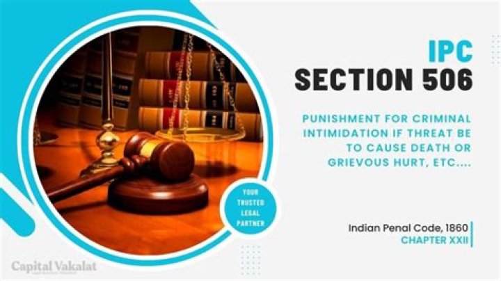 Is IPC section 506 bailable?