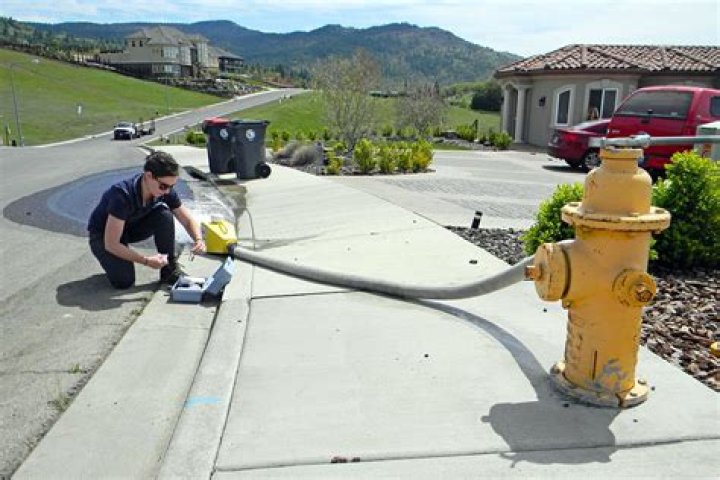 Is it safe to shower after hydrant flushing?