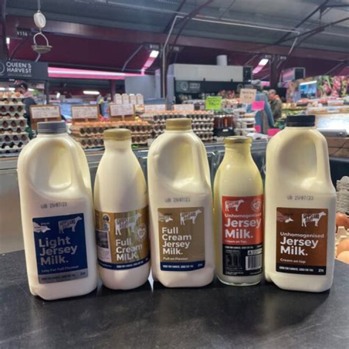 Is Jersey milk whole milk?