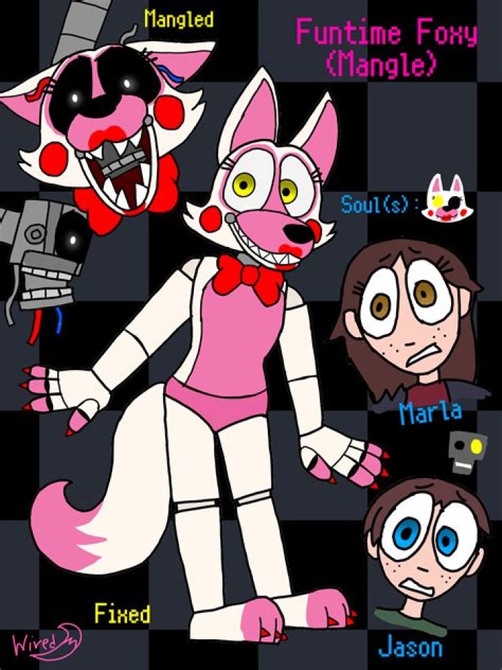 Is mangle Funtime Foxy but broken?