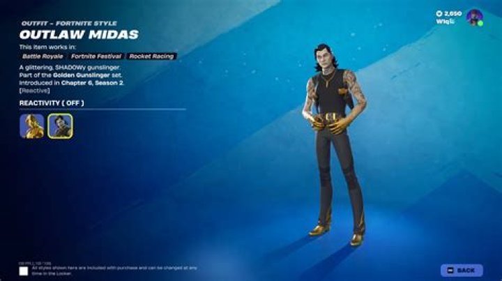 Is Midas British Fortnite?