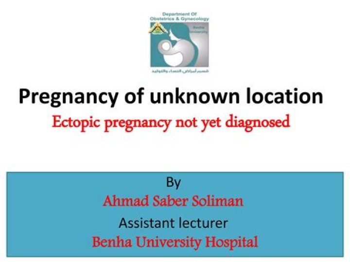 Is pregnancy of unknown location a diagnosis?