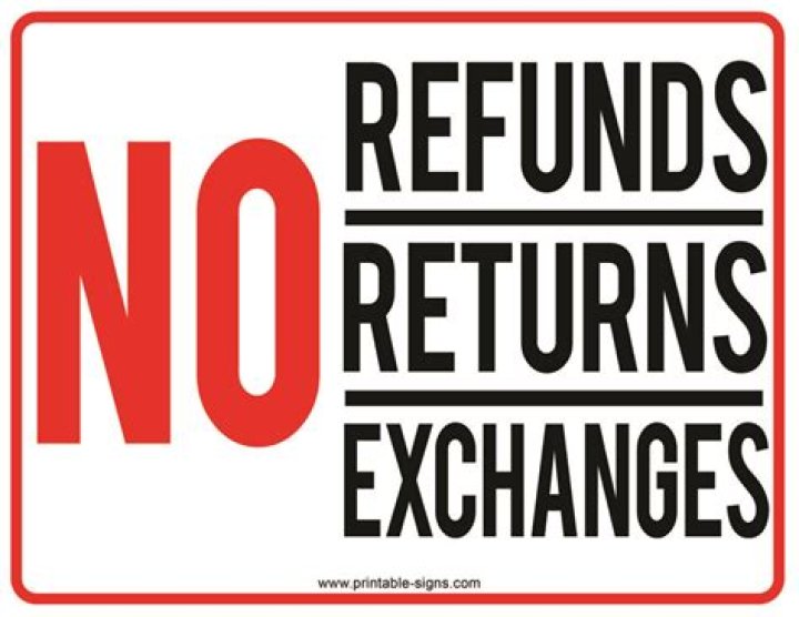 Is return the same as refund?