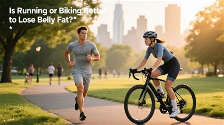 Is running or cycling better for belly fat?