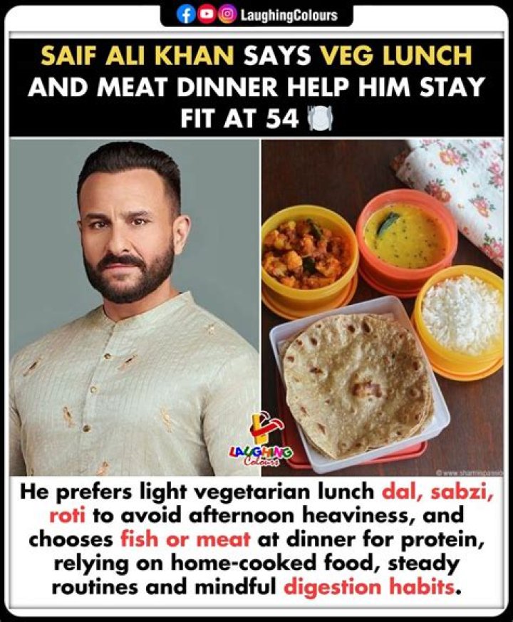 Is Saif Ali Khan vegetarian?