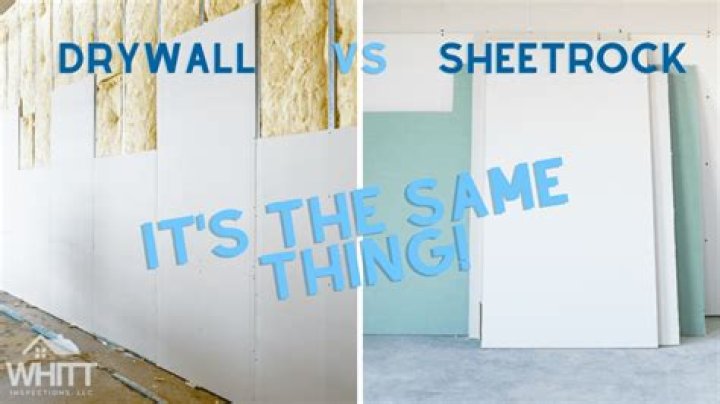Is sheetrock harder than drywall?