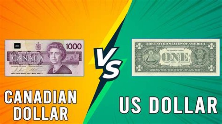 Is the U.S. dollar worth more or less in Canada?