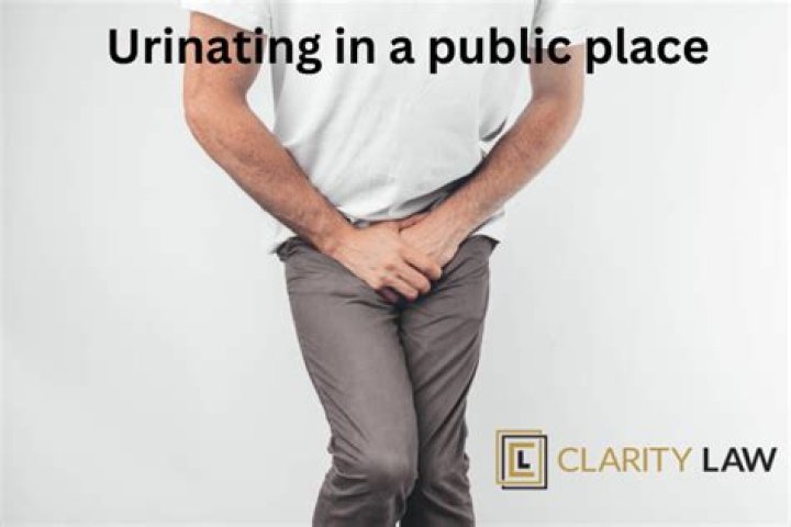 Is urinating in public an offence?