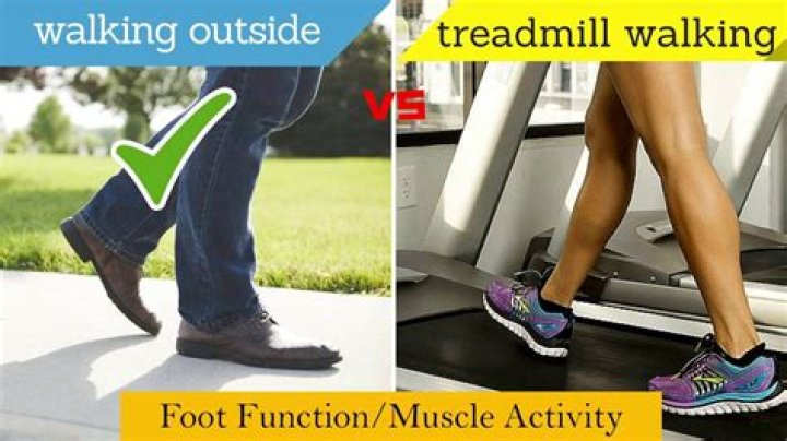 Is walking better than treadmill?
