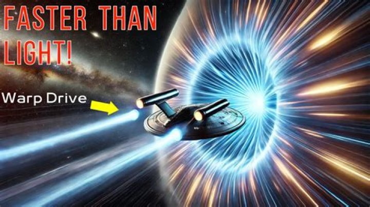 Is warp drive faster than light?