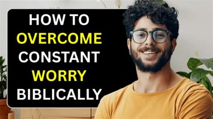 Is worrying considered a sin?